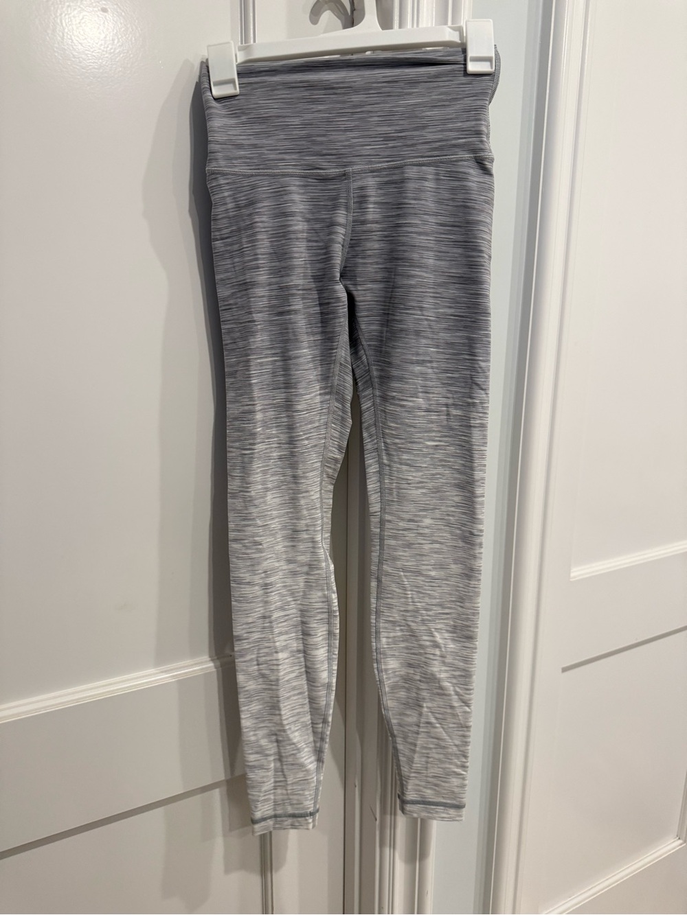 lululemon athletica Gray Heathered High-Rise Leggings